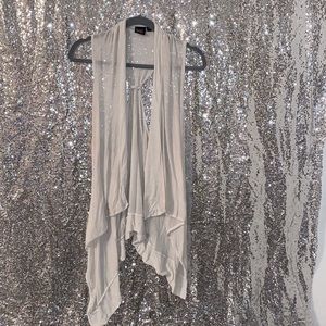 White Casual Eye Candy Cloth Vest